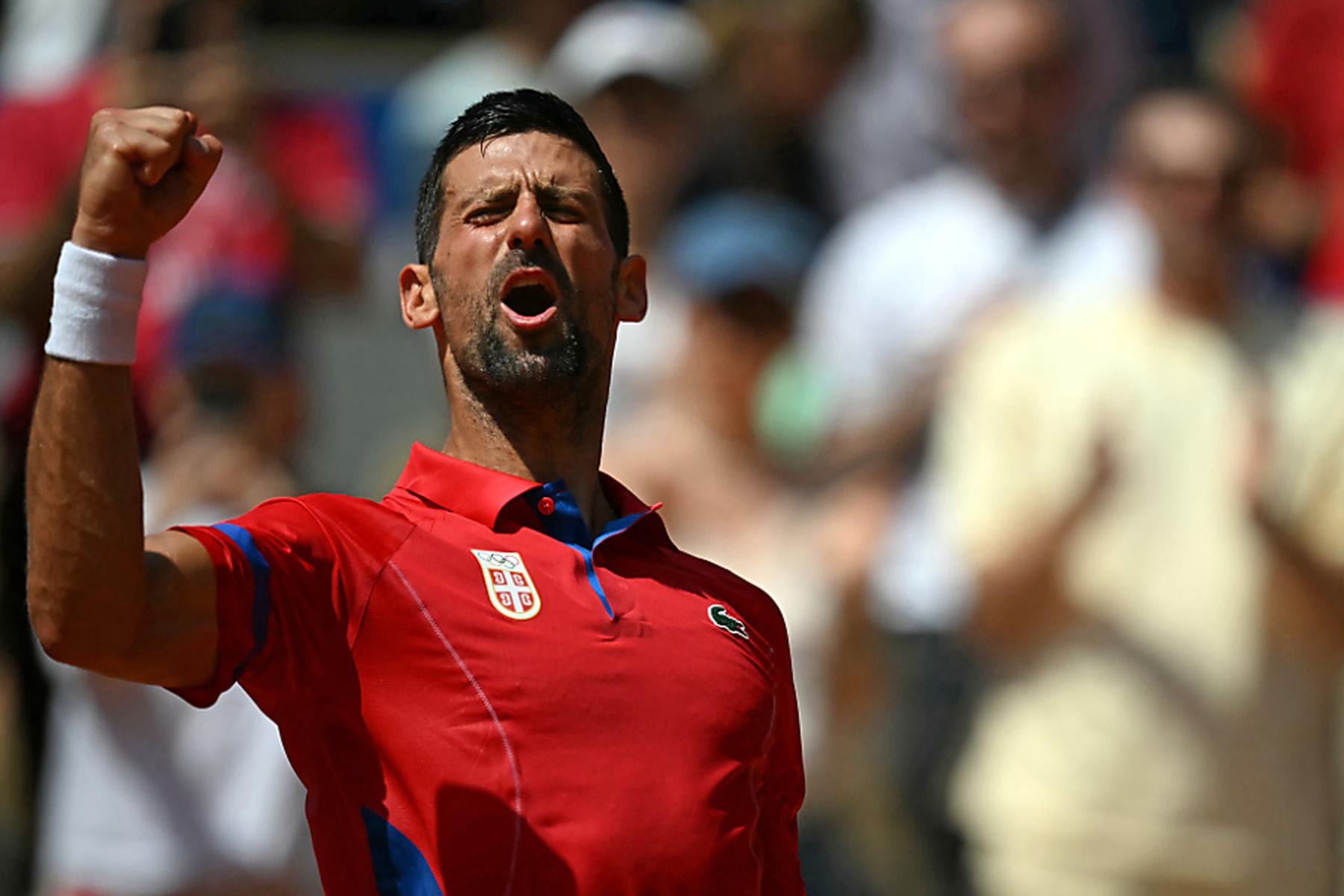 Paris: Topgesetzter Djokovic steht im Olympia-Viertelfinale