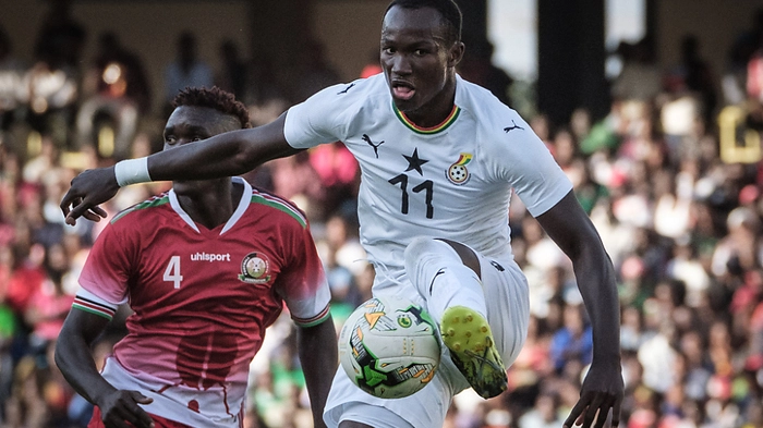 Dwamena im Trikot von Ghana im September 2019 | Dwamena im Trikot von Ghana im September 2019