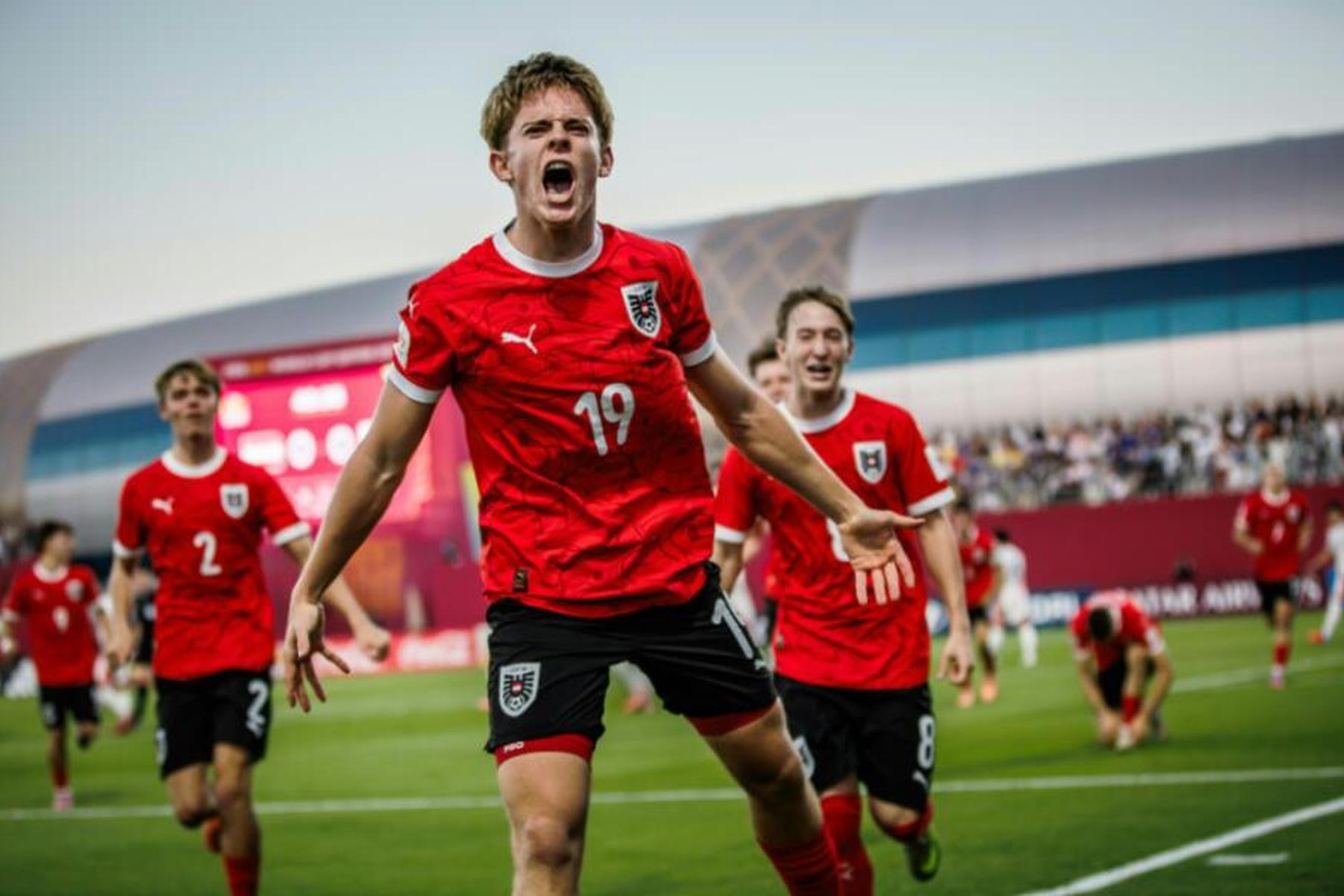 Avstrijska reprezentanca U17 se je uvrstila v finale svetovnega prvenstva po zmagi nad Italijo