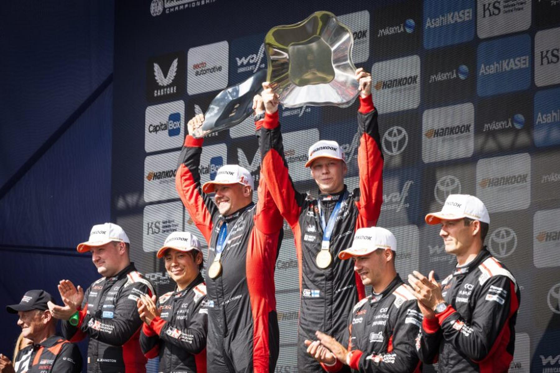 Jyväskylä: Rovanperä-Heimsieg bei Finnland-Rallye - Fünf Toyotas voran