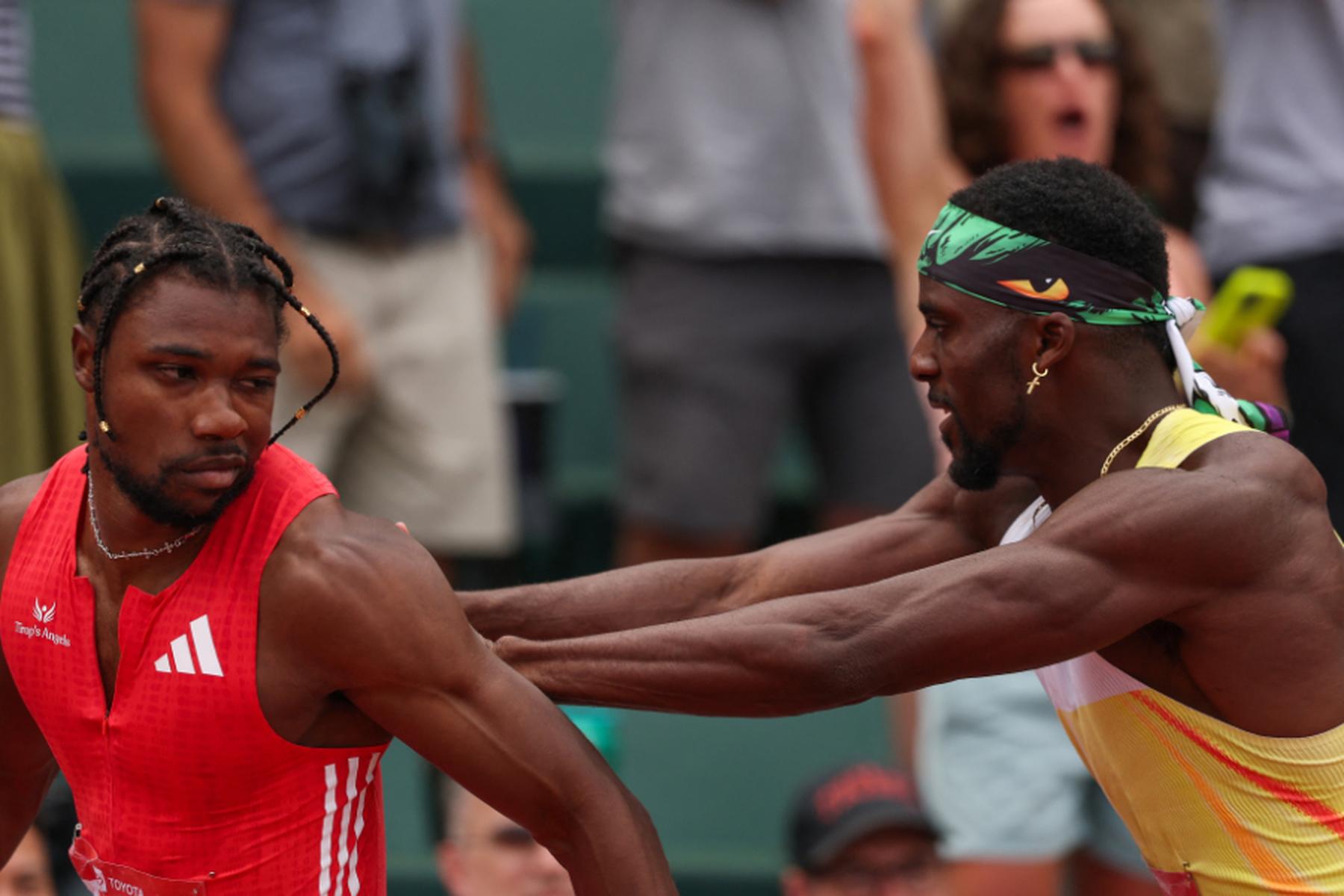 Eugene (Oregon): US-Sprintstars geraten im Ziel aneinander