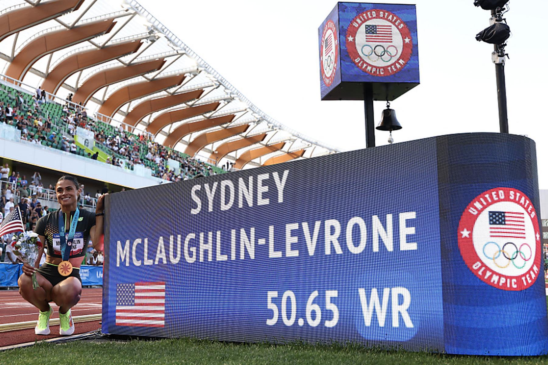 Eugene (Oregon): McLaughlin-Levrone verbesserte eigenen Hürden-Weltrekord
