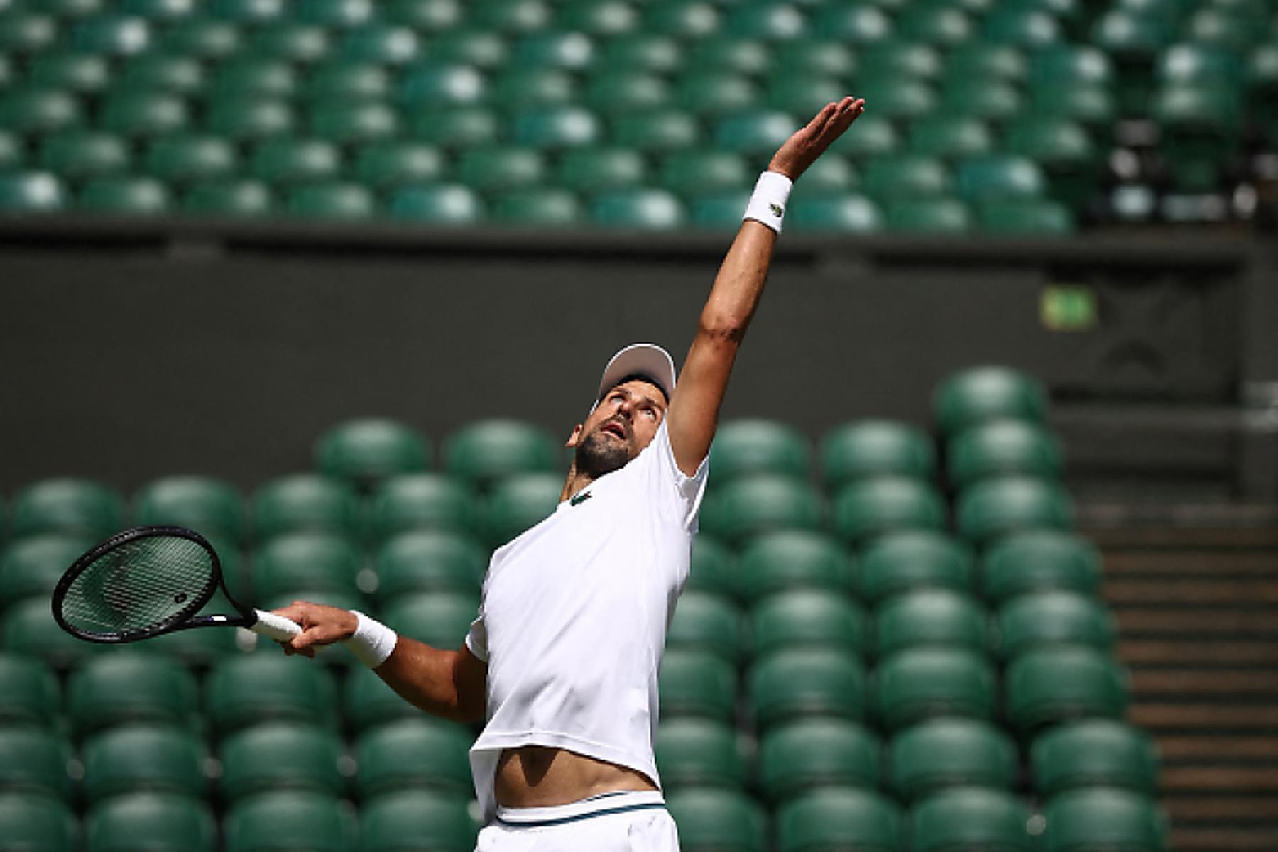 London: Djokovic nach Knieverletzung guten Mutes für Wimbledon