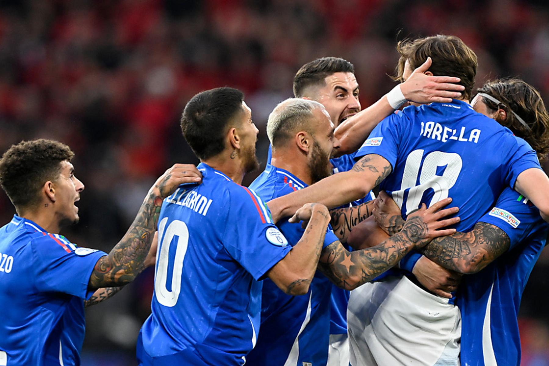 Dortmund: Titelverteidiger Italien schlägt Albanien trotz Fehlstarts
