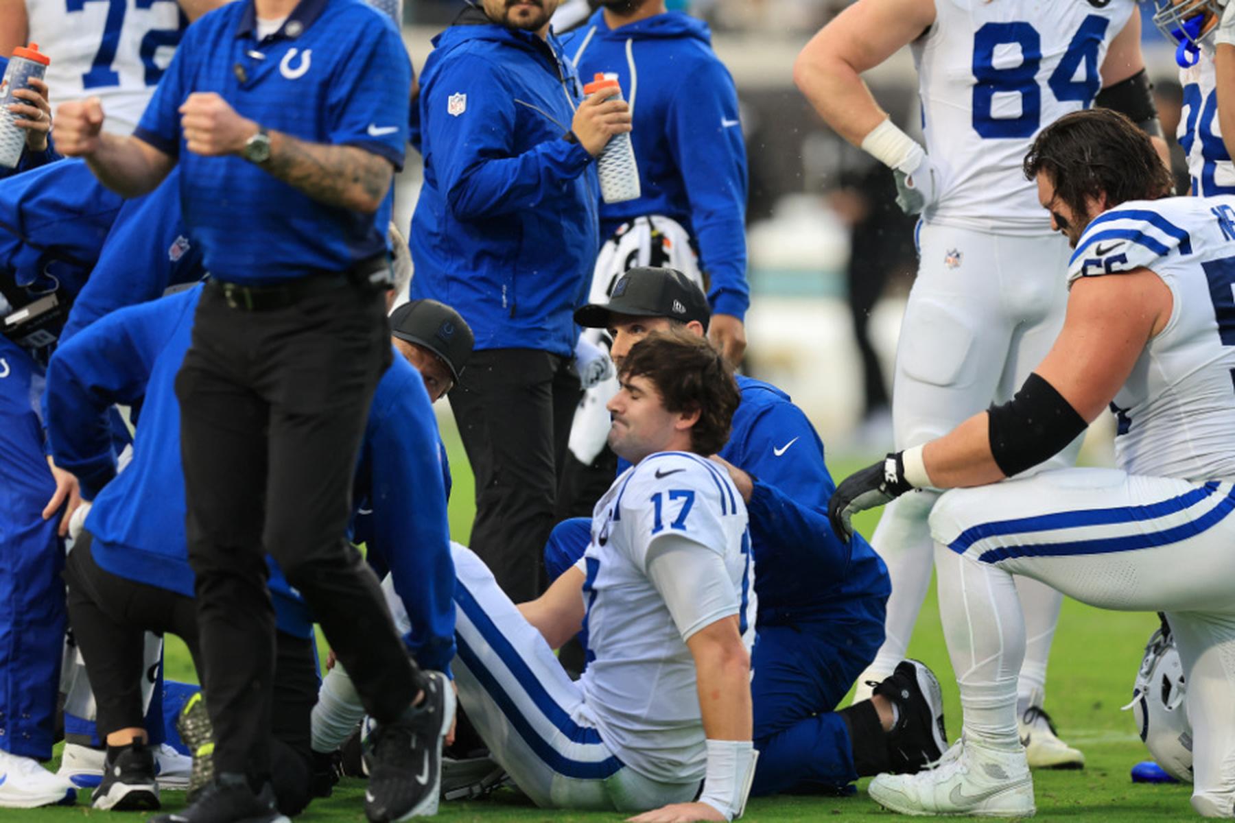 Jacksonville (Florida): Raimanns Colts bangen: Quarterback Jones droht Saisonende