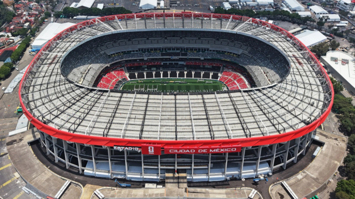 Im riesigen Azteken-Stadion erfolgt am Donnerstag der Ankick zur WM | Im riesigen Azteken-Stadion erfolgt am Donnerstag der Ankick zur WM