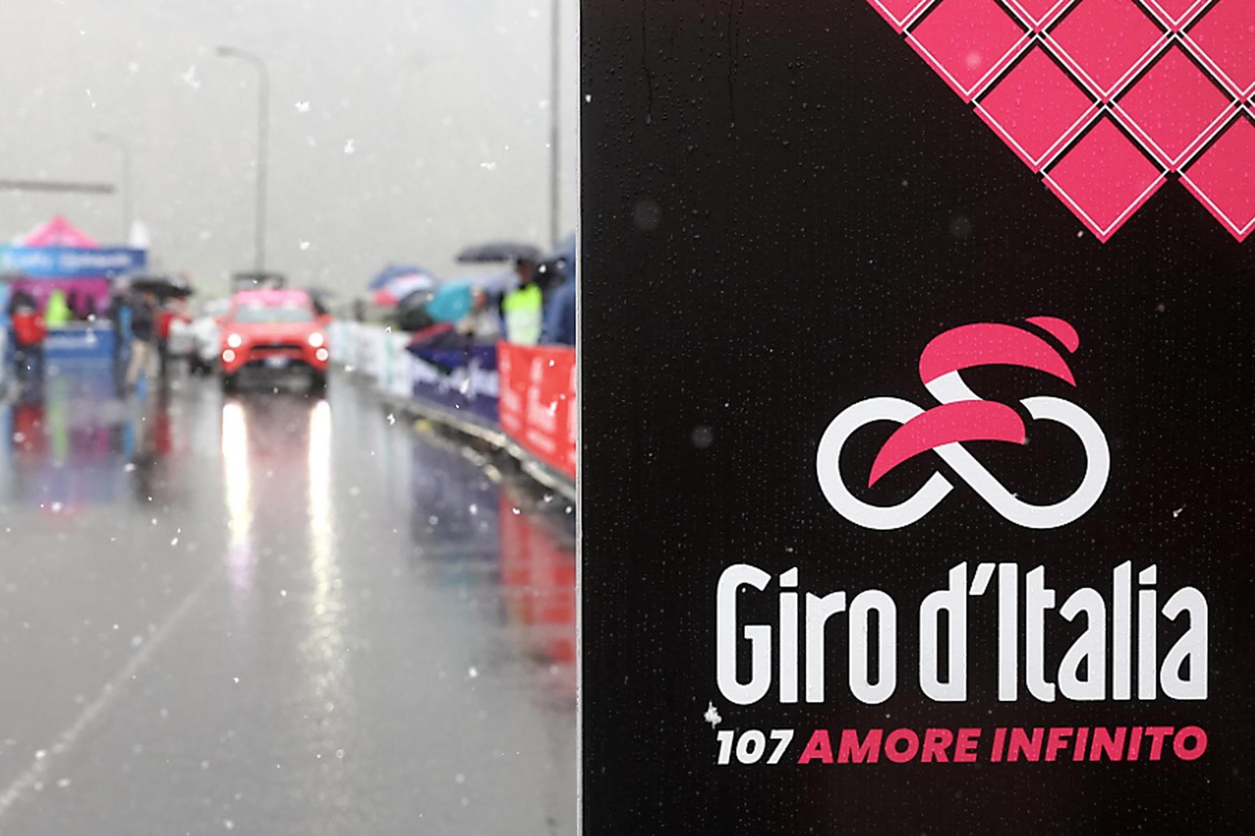 Livigno: Streckenänderung wegen schlechtem Wetter beim Giro