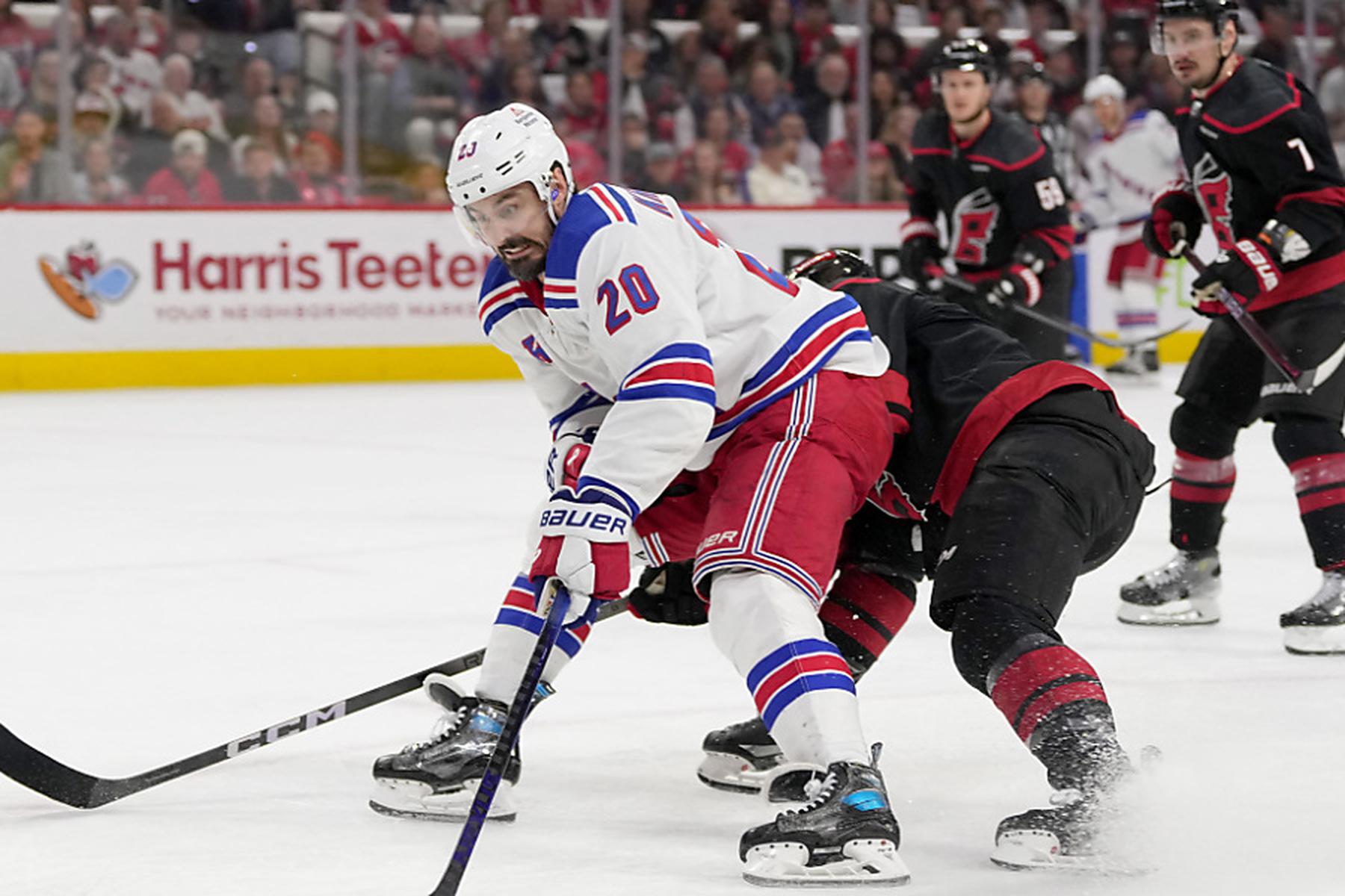 Raleigh (North Carolina): NY Rangers ziehen im NHL-Play-off ins Conference-Finale ein