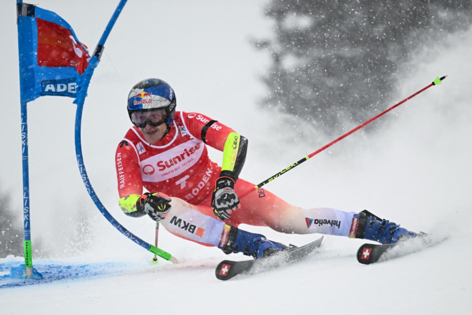 Adelboden: Odermatt im Adelboden-Riesentorlauf klar in Führung
