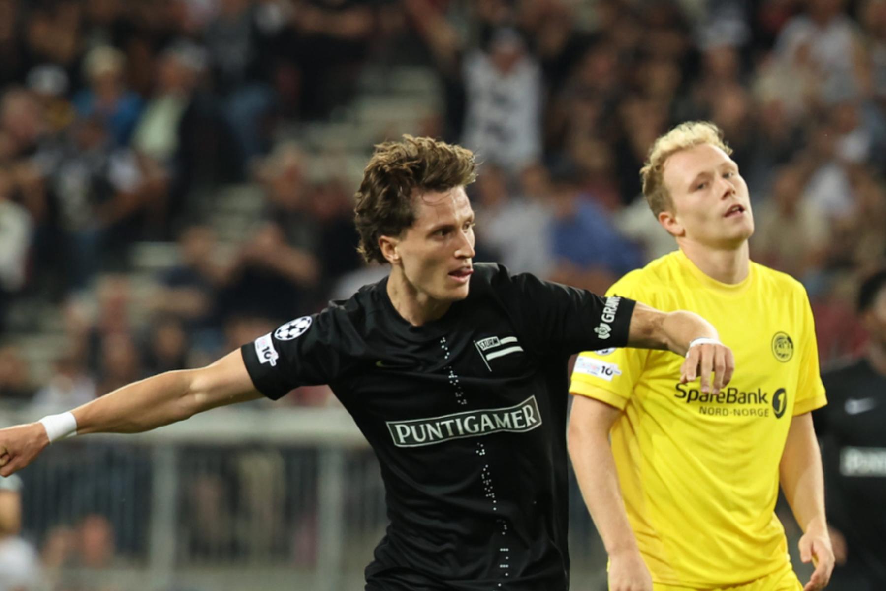 Klagenfurt: Sturm steigt trotz 2:1 gegen Bodø/Glimt in Europa League um