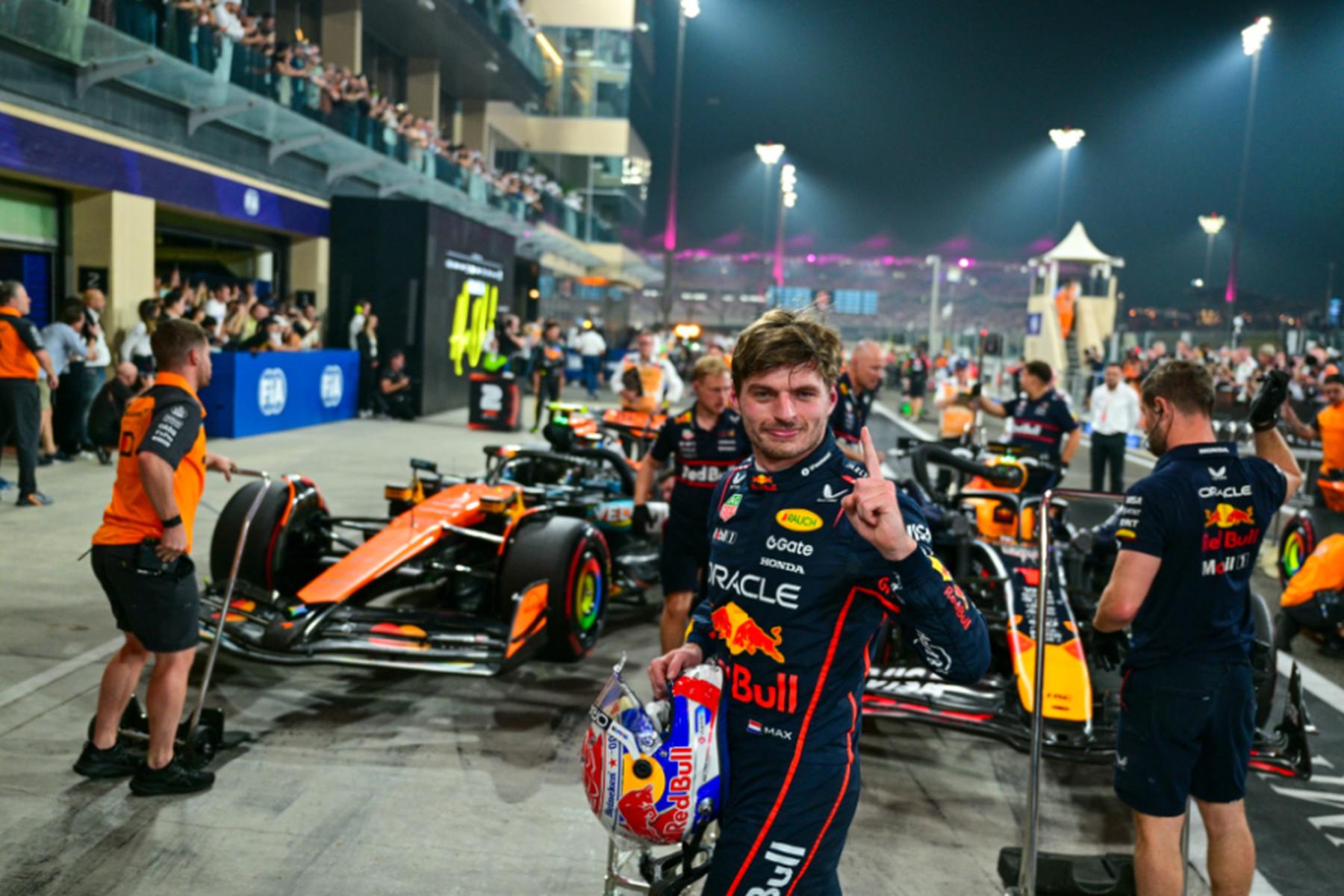 Abu Dhabi: Verstappen holt sich Abu-Dhabi-Pole vor Norris und Piastri