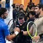 Novak Djokovic gratuliert Matteo Berrettini zum Sieg | Novak Djokovic gratuliert Matteo Berrettini zum Sieg