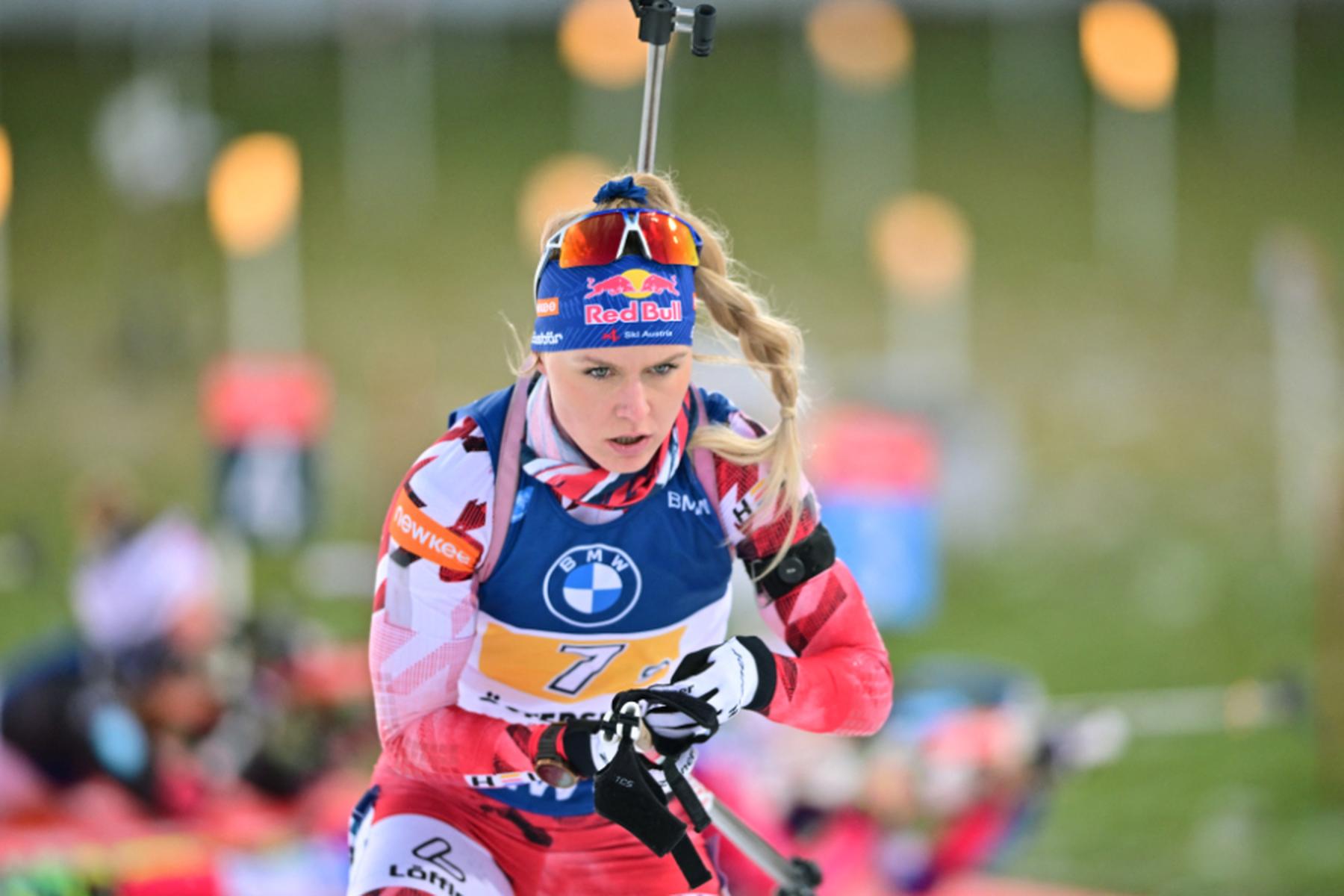 Östersund: ÖSV-Frauen-Biathlon-Staffel bei Östersund-Auftakt Fünfte