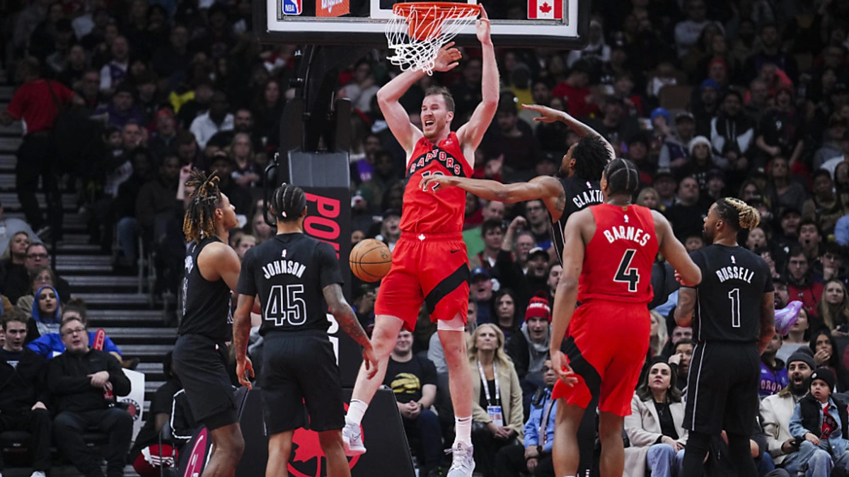 50. Double-Double von Jakob Pöltl im Dress der Toronto Raptors | 50. Double-Double von Jakob Pöltl im Dress der Toronto Raptors