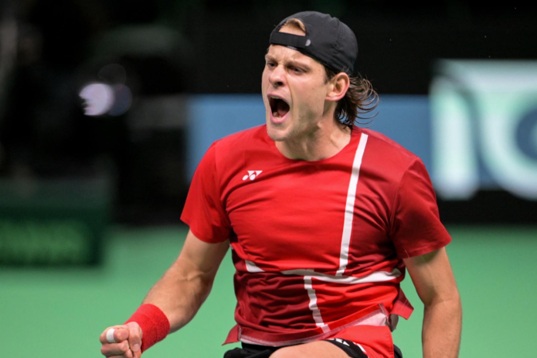 Bologna: Belgien erster Halbfinalist im Tennis-Davis-Cup