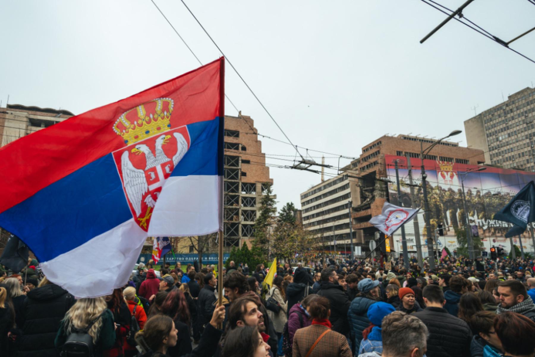 Washington: Demonstration in Belgrad gegen Bauprojekt