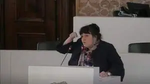 2018 kam es zu Manuela Khoms Wutrede im Steiermärkischen Landtag