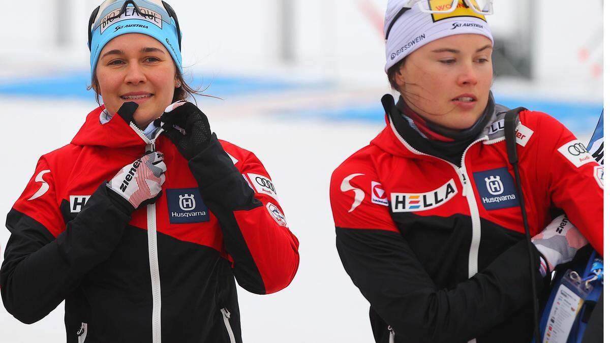 Die Kärntnerinnen Dunja Zdouc and Anna Juppe