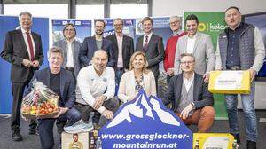 Bei der Pressekonferenz im Klagenfurter Sportpark wurde der Großglockner Mountainrun 2024 präsentiert