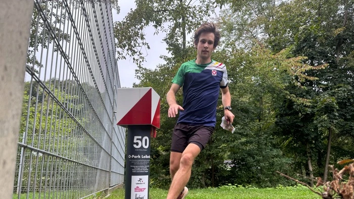 Lukas Novak testete den Orientierungspark – seine Zeit kann man nun versuchen, zu unterbieten