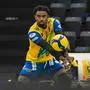 GRAZ,AUSTRIA,25.JAN.25 - VOLLEYBALL - AVL, Austrian Volley League, UVC Graz vs SK Aich/Dob. Image shows Bryan Camino Martinez (Aich/Dob) during warm-up. Photo: GEPA pictures/ Avni Retkoceri