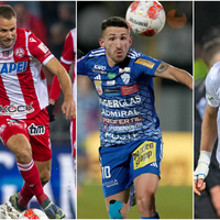 Daniel Maderner (GAK), Donis Avdijaj (Hartberg) und Mika Biereth (Sturm) starten bald in die Wintervorbereitung
