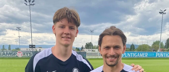 Luca Weinhandl und Stefan Hierländer