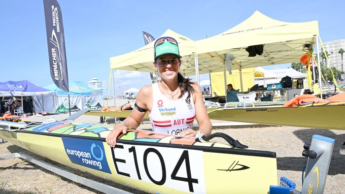 Magdalena Lobnig bei der EM in Spanien