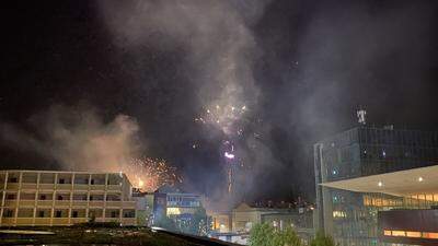 Das Feuerwerk war in Graz zu sehen