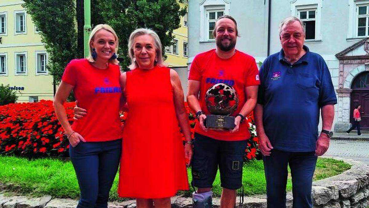 Familie „Dolomitenmann“: Nina Karl-Grissmann, Sandra, Niki und Werner Grissmann