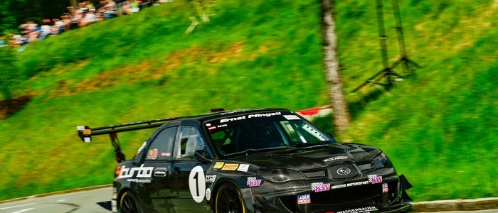 Reinhold Taus im Subaru P4 Turbo