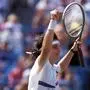 Bildnummer: 00743035  Datum: 28.08.1992  Copyright: imago/HJS
Arantxa Sanchez Vicario (Spanien) - Jubel; quer, close, jubeln US Open 1992, Grand Slam, WTA-Tour, Vdia New York Flushing Meadow, Meadows Freude,  Tennis   Damen Einzel USA Einzelbild optimistisch Aktion Personen