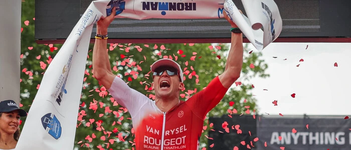 Denis Chevrot gewann 2024 den Ironman Austria