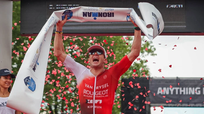 Denis Chevrot gewann 2024 den Ironman Austria