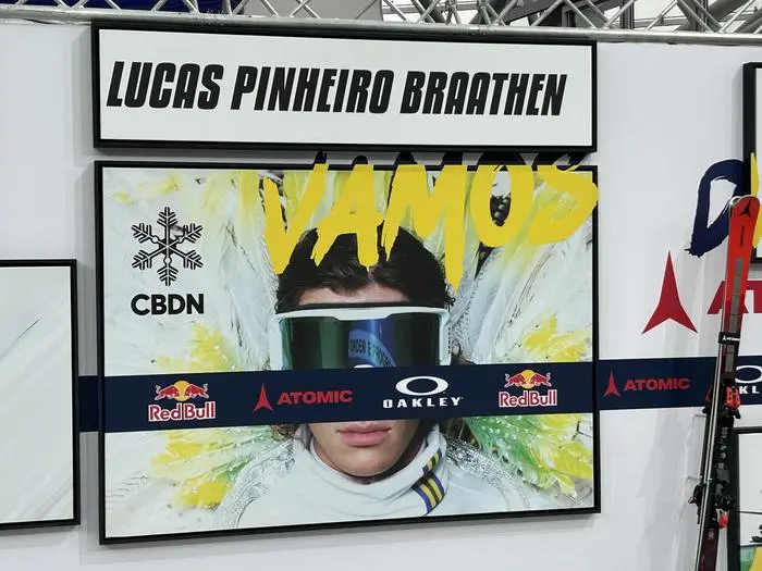 Mit diesem Foto wurden anwesende Journalisten in Braathens Pläne eingeweiht