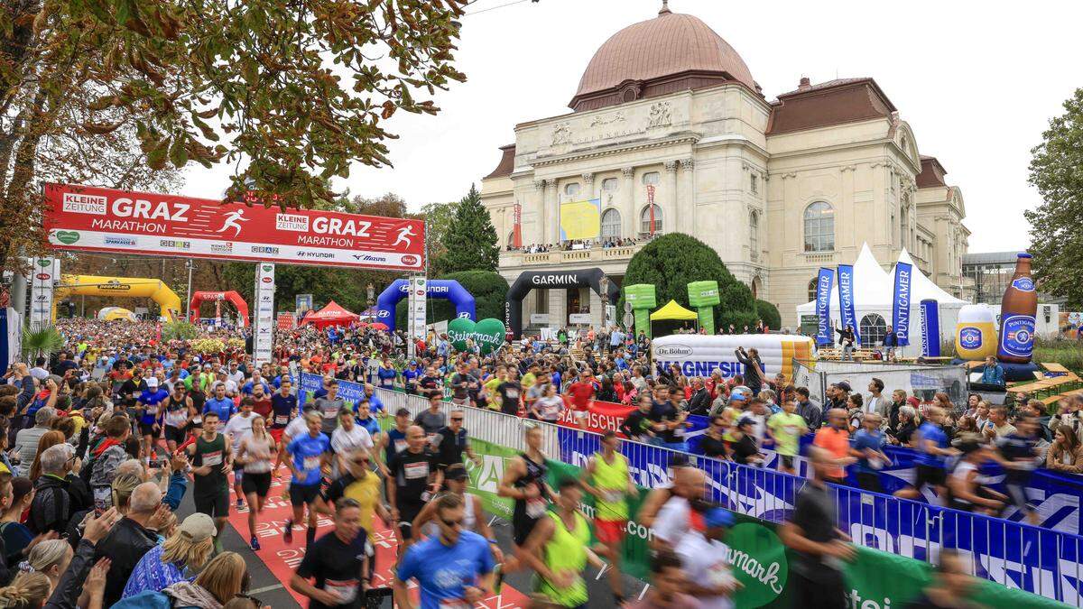 11.000 Laufsport-Begeisterte werden beim Graz Marathon teilnehmen