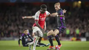 Bukayo Saka und Arsenal treffen auf den FC Bayern mit Konrad Laimer