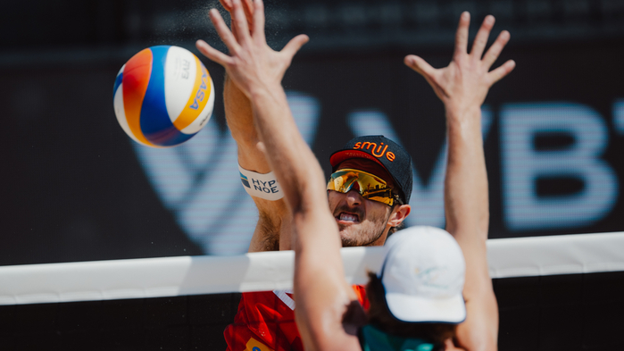 Für Moritz Pristauz (im Bild) und Philipp Waller war das Achtelfinale eine klare Angelegenheit