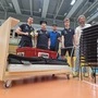 Dorde Knezevic, Ivan Dimitric, Felix Oswald, Richard Hensel und Markus Gaugl packen mit an