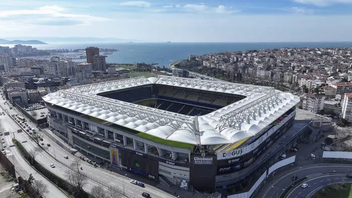 Das Fenerbahce-Stadion von oben