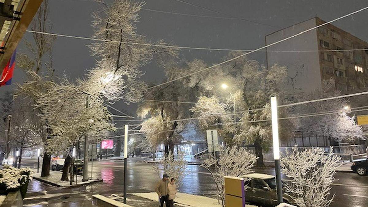 Fast idyllisch: Almaty im Frühwinter