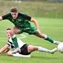 Fussball, 2024- 08-31 LIGA, Lendorf grün /schwarz - Spittal weiss/ schwarz
im  Bild: Lendorf Steinthaler Max - Spittal Scheer Ralph
PhotoCredit: Hermann Sobe