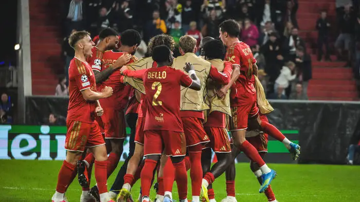 Im Play-off jubelte der LASK nach der Sensation gegen Celtic – ob man solche Bilder auch in der Ligaphase sehen wird?