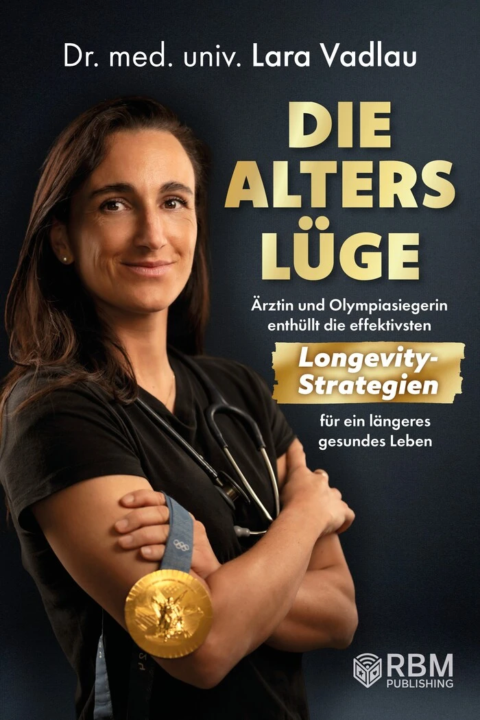 Dr. med. Lara Vadlau: „Die Alterslüge“, RBM Verlag, 364 Seiten, 25,50 Euro. Im Fachhandel und auf allen Plattformen erhältlich