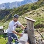 Fabian Obmann ist heuer viel am Rad unterwegs