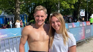 Georg Enzenberger mit Freundin und Wassersportlerin Nicola Kuhn