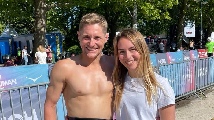 Georg Enzenberger mit Freundin und Wassersportlerin Nicola Kuhn