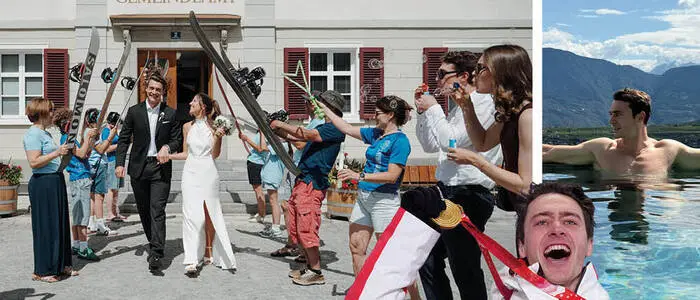 Im Sommer heiratete „Goldjunge“ Alessandro Hämmerle seine Julia