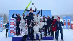 Großer Jubel bei Heidi Bucher und dem ÖSV-Team