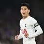 LONDON, ENGLAND - OCTOBER 27: Son Heung-min during the Premier League match between Crystal Palace and Tottenham Hotspur at Selhurst Park on October 27, 2023 in London, United K EDITORIAL USE ONLY. No use with unauthorized audio, video, data, fixture lists, club/league logos or live services. Online in-match use limited to 120 images, no video emulation. No use in betting, games or single club/league/player publications Crystal Palace v Tottenham Hotspur - Premier League Copyright: xSebastianxFrejx